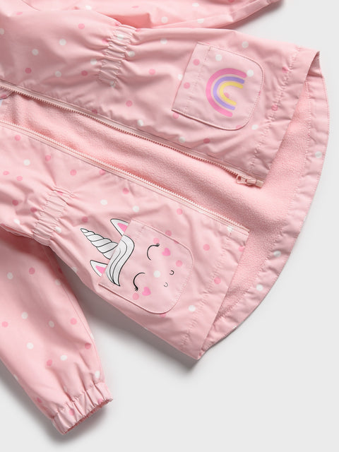 Sinsay Baby Girl's Pink Transitional Hooded Jacket|Sinsay In Lebanon
