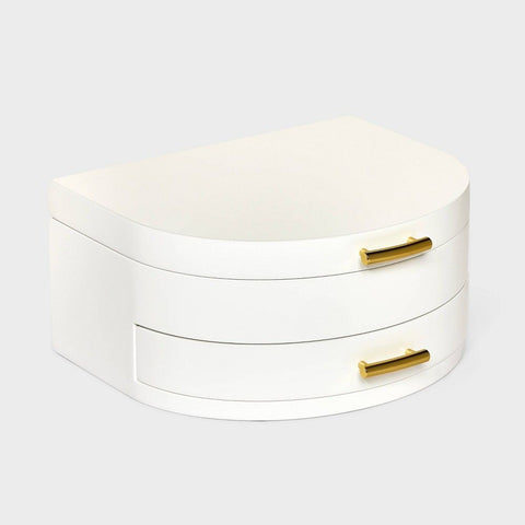 A New Day Half Crescent Lacquer Organizer Jewelry Box  |A New Day In Lebanon