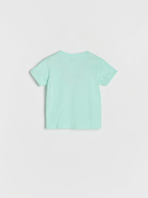 Reserved Baby Boy's Light Green Chest Pocket T-Shirt | Reserved In Lebanon