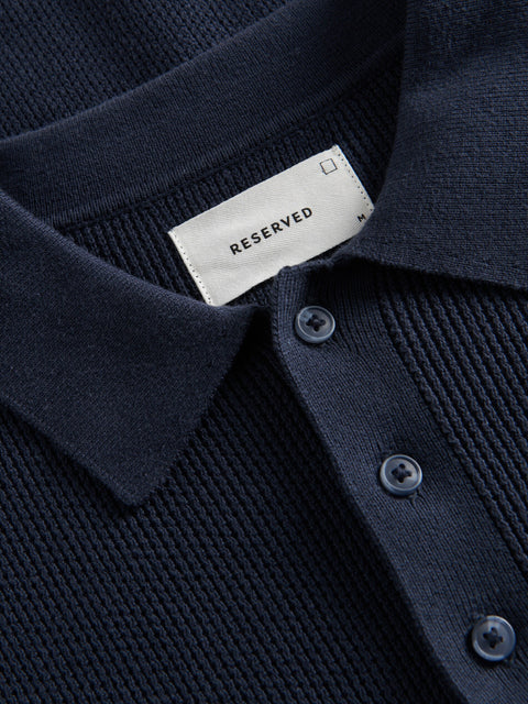 Reserved Men's Navy Cotton Sweater | Reserved In Lebanon