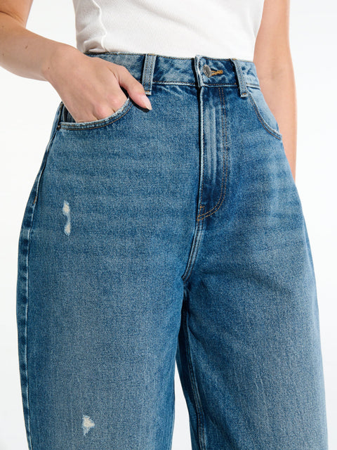 Sinsay Women's Navy Balloon Jeans | Sinsay in Lebanon