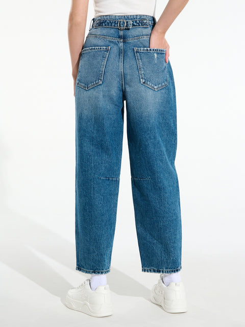 Sinsay Women's Navy Balloon Jeans | Sinsay in Lebanon