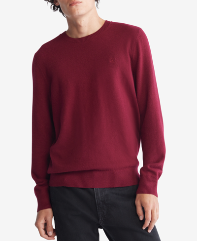 Calvin Klein Men's Burgundy Sweater ABF433(ma9)