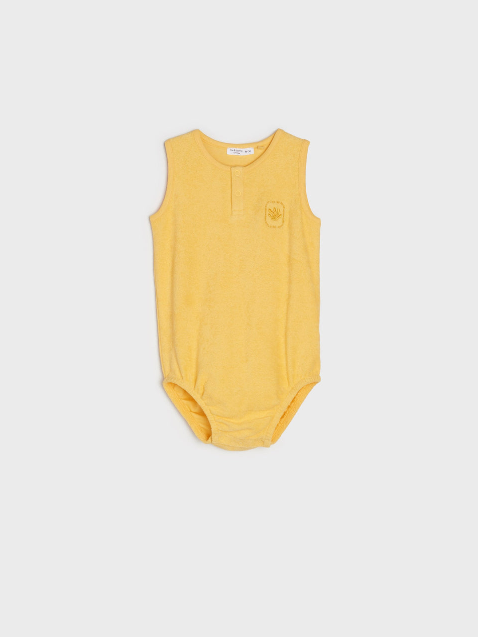 Sinsay Fox & Bunny Baby Boy's Yellow Sleeveless Bodysuit| Sinsay in Lebanon