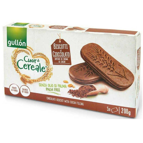 Gullon Chocolate Biscuit With Cocoa Filling 200g