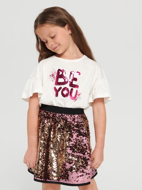 Sinsay Baby Girl's Purple Sequined Skirt | Sinsay In Lebanon