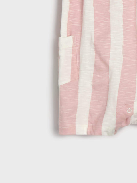Sinsay Baby Girl's Pink/White Striped Romper | Sinsay In Lebanon