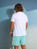 Sinsay Men's Pajama Set White Light Blue AYA