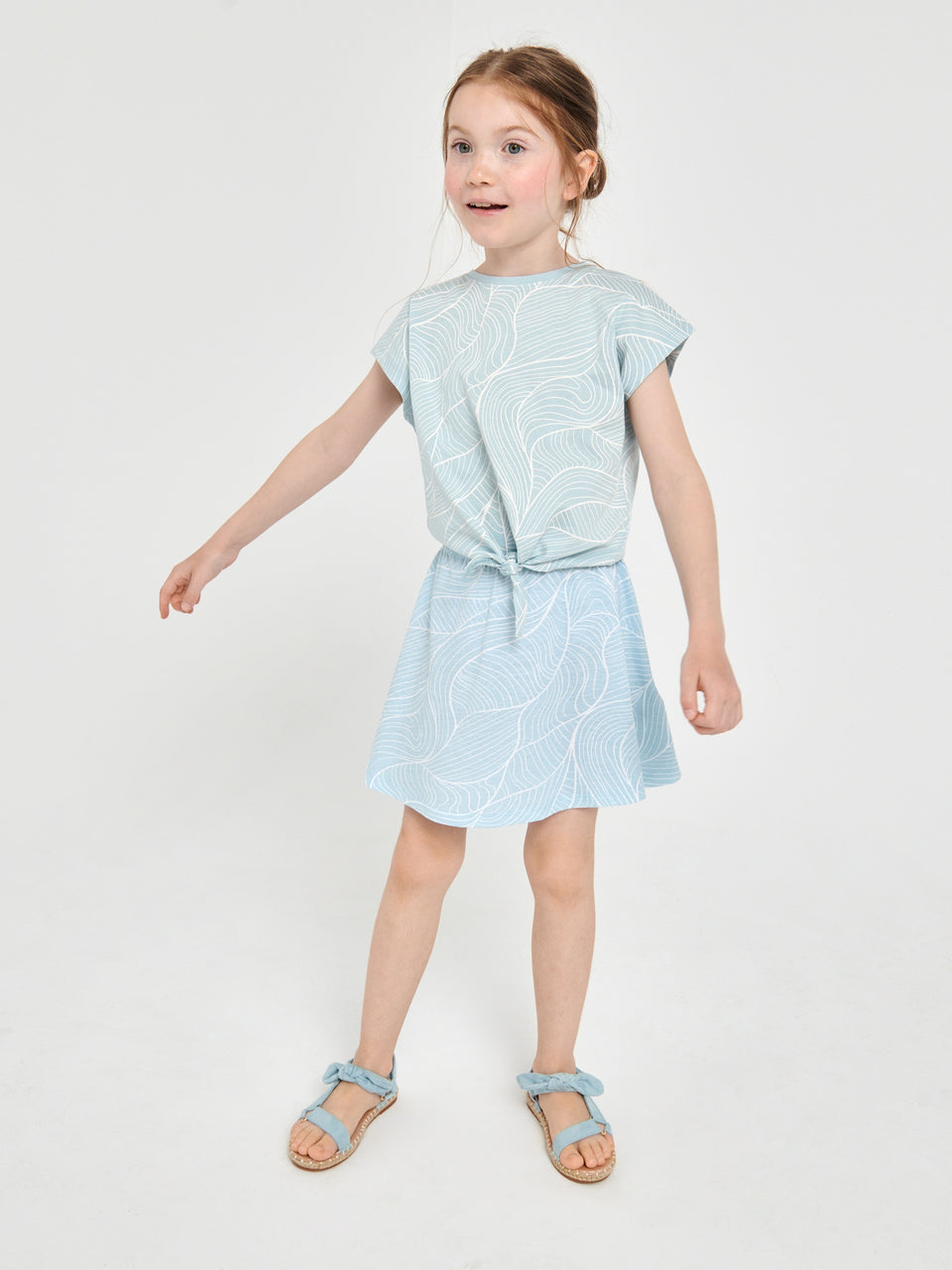 Sinsay Girl's Pale Blue Skirt With Flared Design | Sinsay In Lebanon
