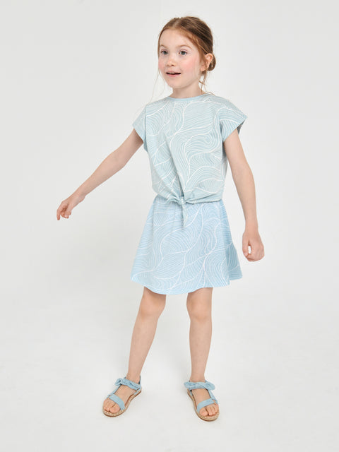 Sinsay Girl's Pale Blue Skirt With Flared Design | Sinsay In Lebanon
