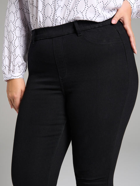 Sinsay Women's Black Plus Size Jeggings | Sinsay In Lebanon