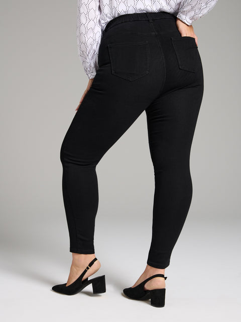 Sinsay Women's Black Plus Size Jeggings | Sinsay In Lebanon