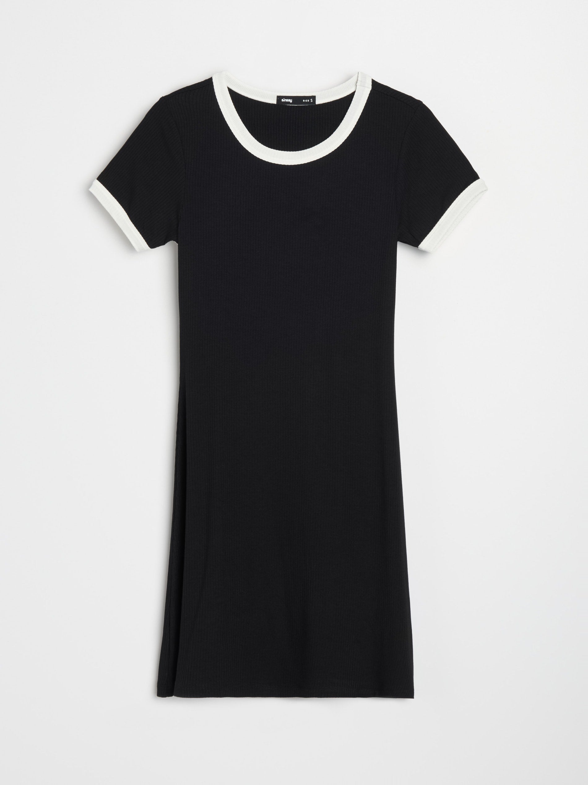 Sinsay Women's Black Striped Mini Dress  | Sinsay in Lebanon