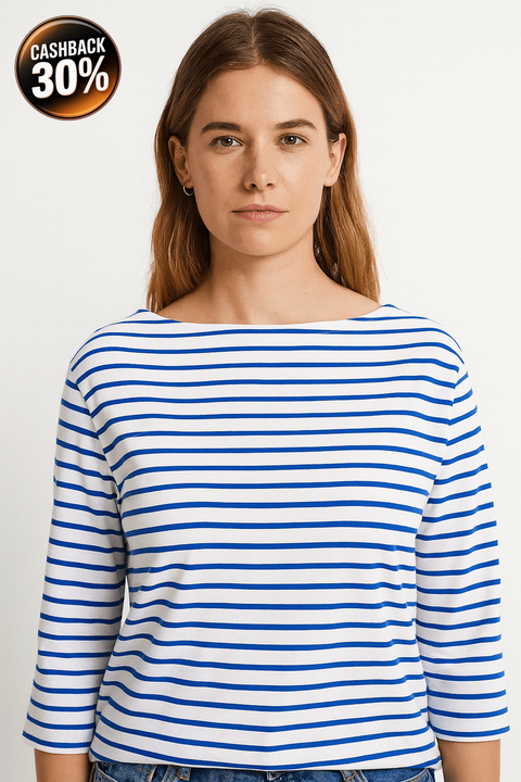 Mango Women's White Striped Long-Sleeve Blouse| Mango in Lebanon