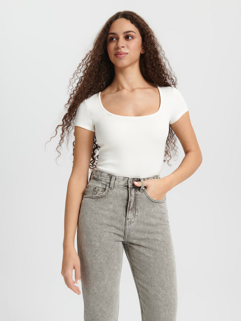 Sinsay Women's Grey Denim Jeans | Sinsay In Lebanon