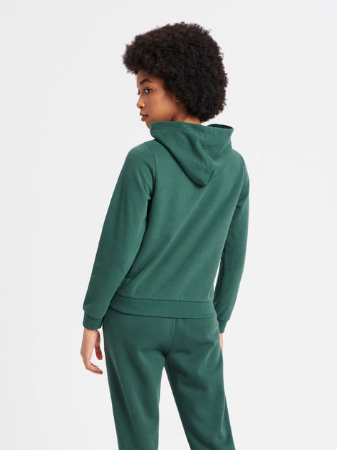 Sinsay Women's Dark Green Hoodie | Sinsay In Lebanon