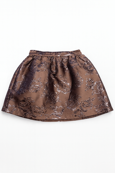 POMPdeLUX Girl's Dark Purple Iris Skirt |POMPdeLUX  in Lebanon