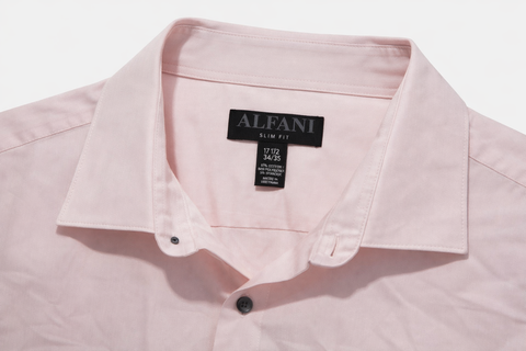 Alfani Men's Pink Slim-Fit Solid Dress Shirt | Alfani In Lebanon