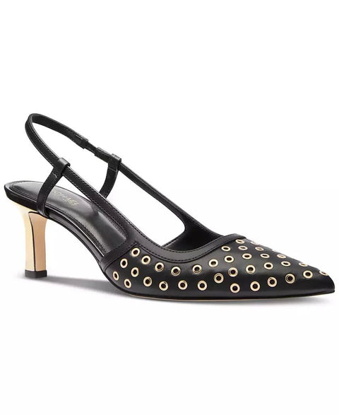 Michael Kors Women's Black Alora Pointed Toe Mid Heel | Michael Kors In Lebanon