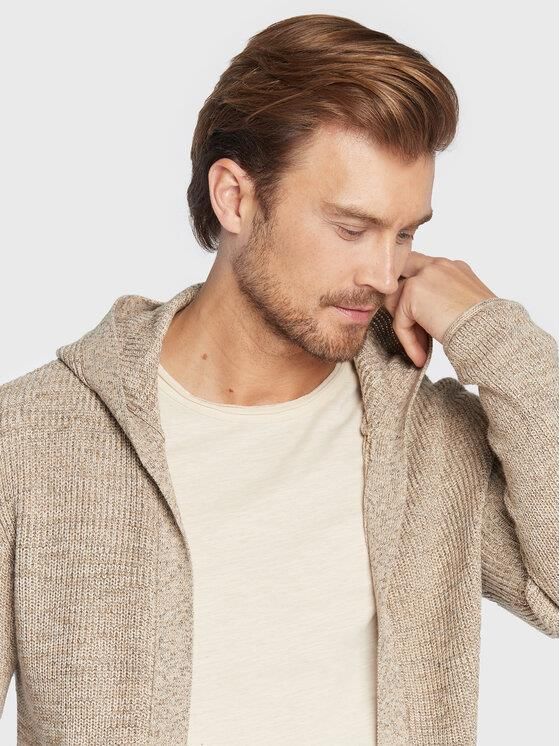 Redefined Rebel Men's Beige Cabe Knit Cardigan | Redefined Rebel In Le ...