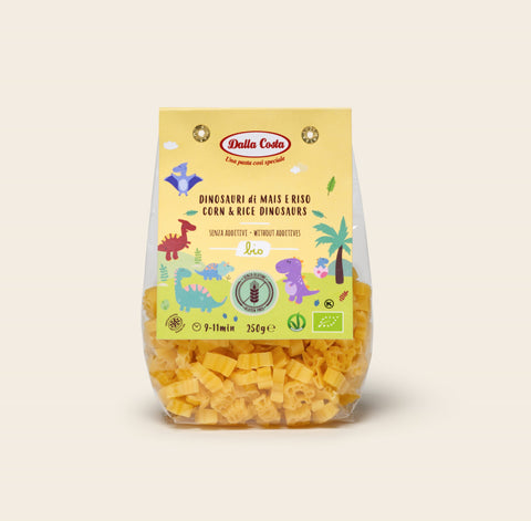 Dalla Costa Organic Corn & Rice Dinosaurs Pasta 250g | Dalla Costa In Lebanon