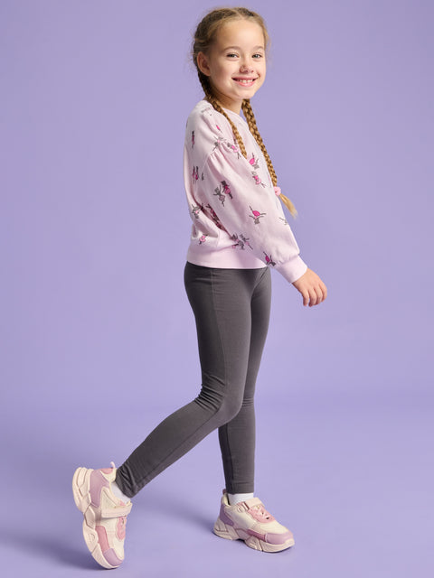 Sinsay Girl's Dark Grey Fitted Pant | Sinsay In Lebanon