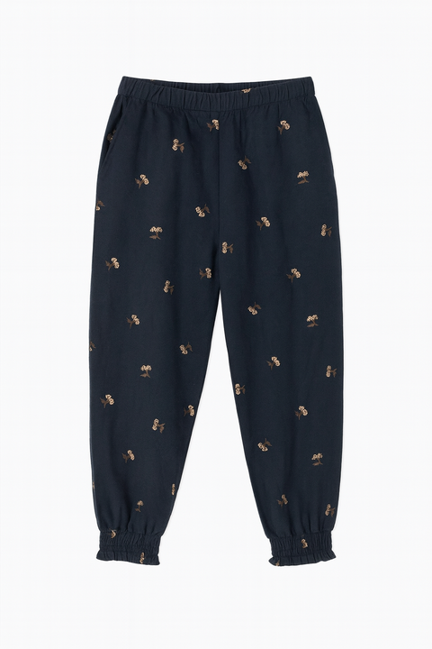 POMPdeLUX Girl's Navy Quilted Trousers |POMPdeLUX in Lebanon