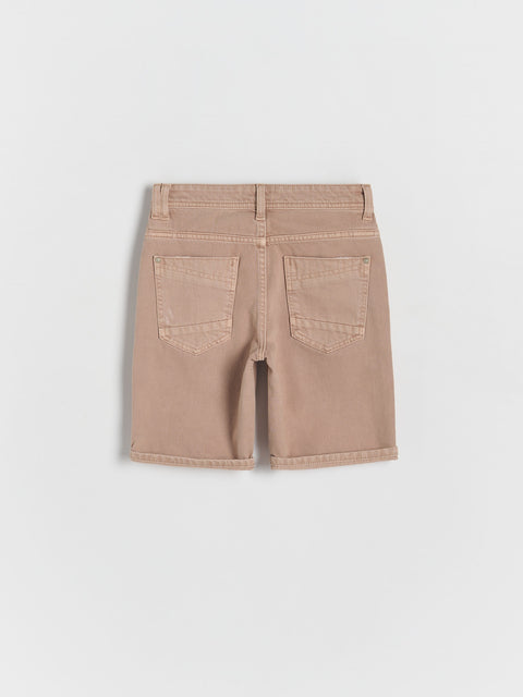 Reserved Boy's Beige Faded Denim Shorts | Reserved In Lebanon