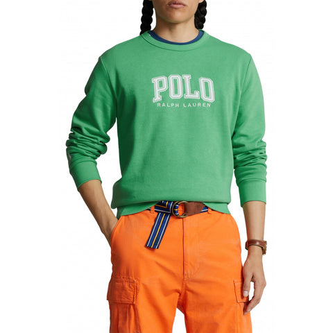 Polo Ralph Lauren Men's Green Logo Fleece Sweatshirt|Polo Ralph Lauren In Lebanon