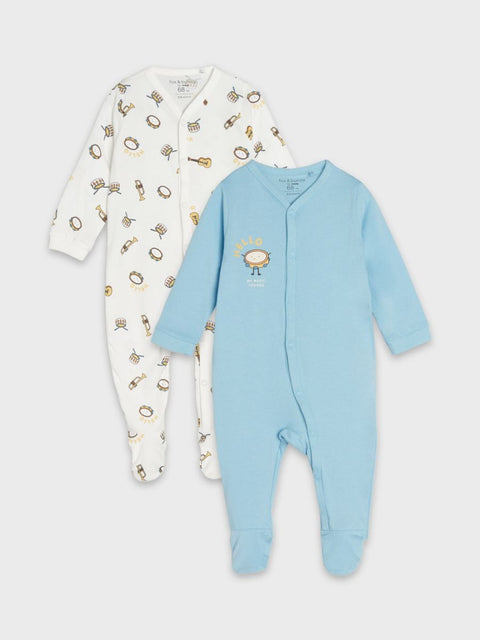 Sinsay Baby Boy Pack Of 2 Multicolor Long-Sleeve Overalls | Sinsay In Lebanon