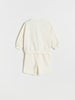 Reserved Baby Boy White Printed Knitted Set | Reserved In Lebanon
