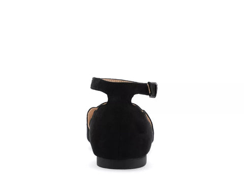 Journee Collection Women's Black suede Lana Flat |Journee Collection In Lebanon