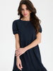 Sinsay Women's Dark Navy Short Sleeve Dress | Sinsay In Lebanon