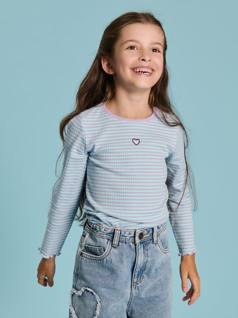 Sinsay Girl's Aqua/Pink Casual  Blouse   | Sinsay in Lebanon