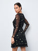 Sinsay Women's Black Floral  Dress
