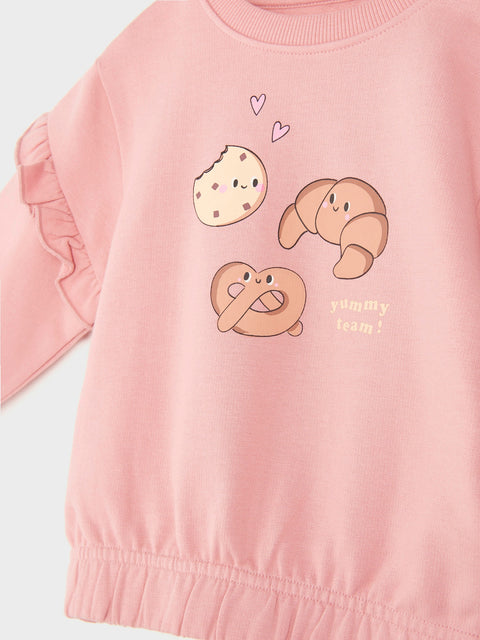 Sinsay Baby Girl's Pink Sweatshirt | Sinsay In Lebanon