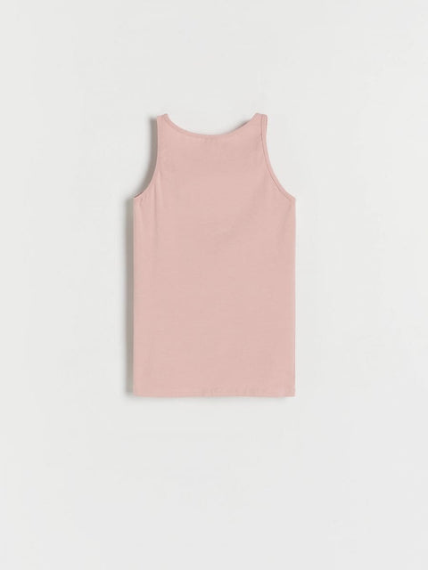 Reserved  Girl's White/Pink Pack of 2 with a high cotton content Undershirts |Reserved in Lebanon