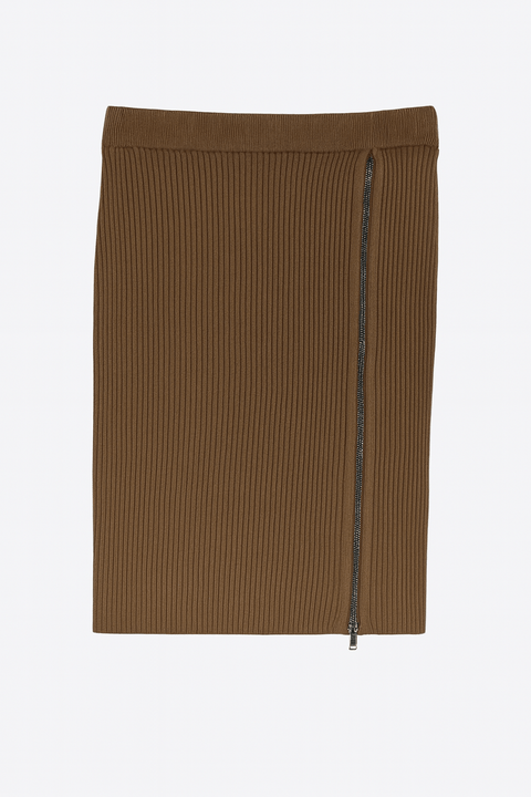 LeGer Women's Khaki Straight Skirt |LeGer in Lebanon