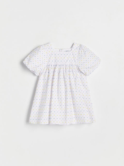 Reserved Baby Girl's White with a pattern Dress | Reserved in Lebanon