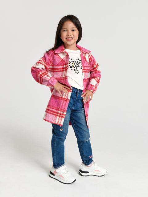 Sinsay Girl's Blue Decorative Embroidery Mom Jeans | Sinsay In Lebanon