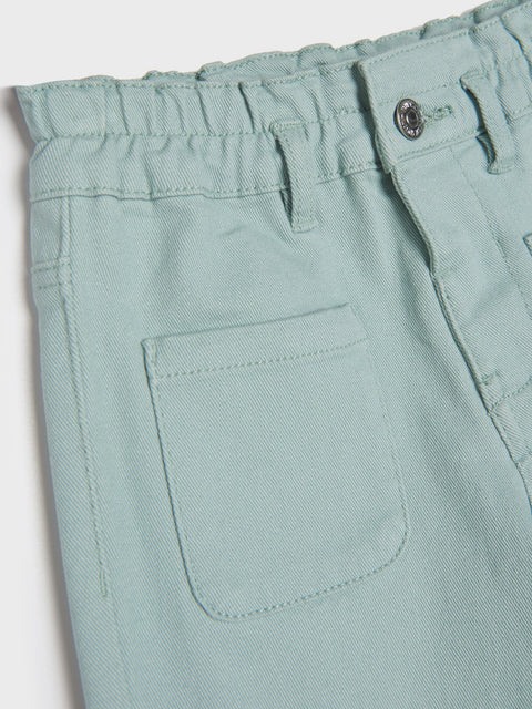 Sinsay Baby Girl's Light Green Paperbag Jeans | Sinsay In Lebanon