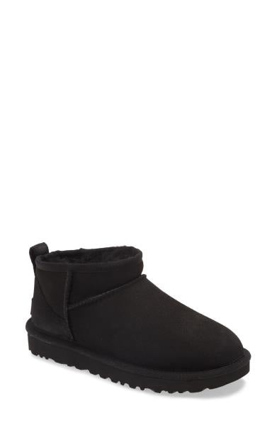 Ugg Classic Ultra Mini Suede Women's Winter Boots  - Colour: Black