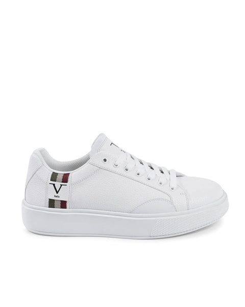 V Italia By Versace Men's White SNK 001 Sneakers | V Italia In Lebanon