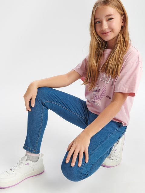 Sinsay Girl's Blue Jeggings | Sinsay In Lebanon
