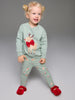 Sinsay baby girls Light green legging AYA