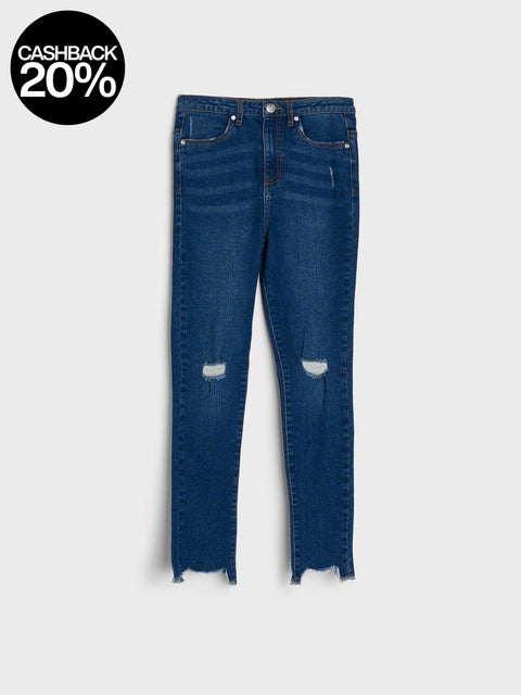 Sinsay Girl's Blue Slim Jeans | Sinsay In Lebanon