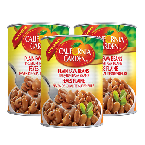 California Garden Fava Beans Plain Medammes 400g*3 | California Garden In Lebanon