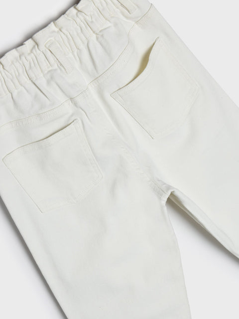 Sinsay Girl's Off White Paperbag Jeans | Sinsay In Lebanon