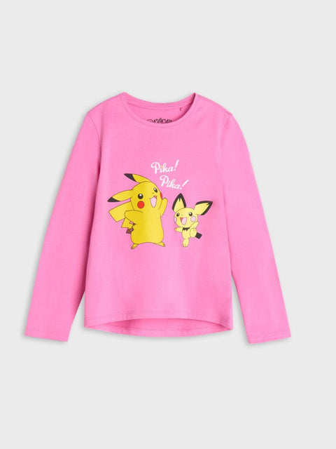 Sinsay Girl's Pink & Purple Pack Of 2 Long Sleeve Pokémon Prints Blouses | Sinsay In Lebanon