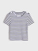 Sinsay Girl's White & Black Striped T-Shirt | Sinsay In Lebanon